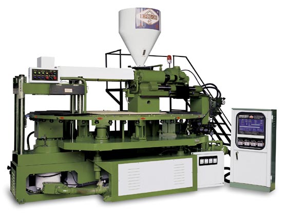 Rotary PVC shoe  injection molding machine