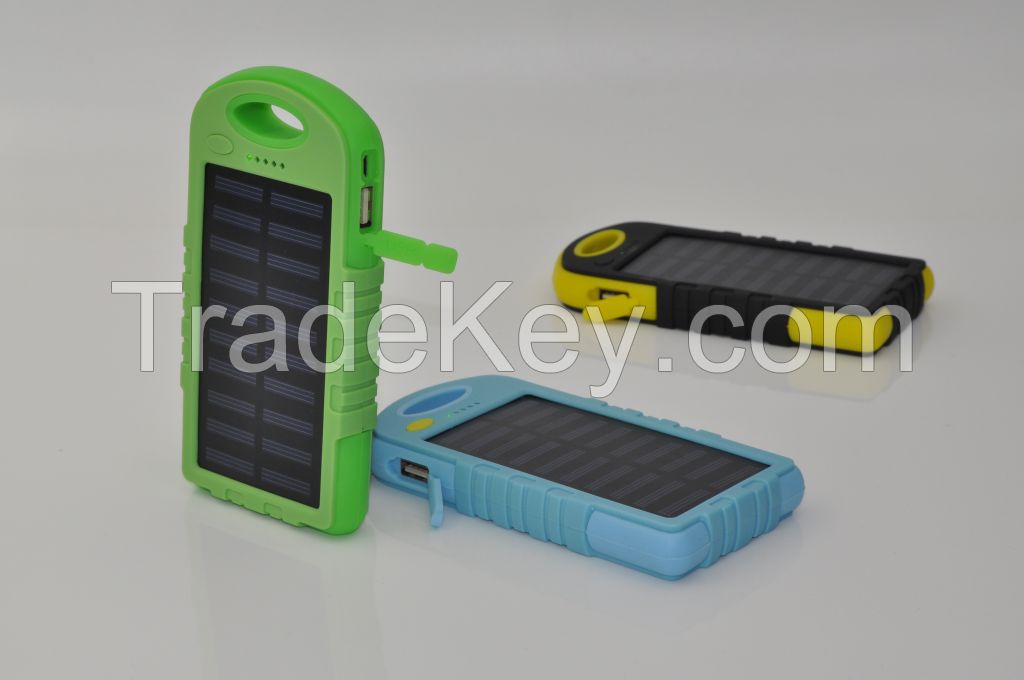 powerbank portable solar charger 4000mAh solar power bank