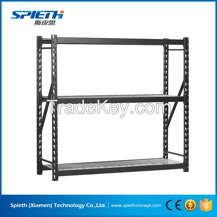 Heavy duty industrial storage rack steel mesh shelving