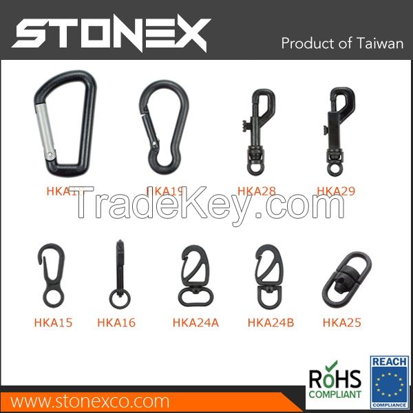 Stonex Hot Sell Plastic Hooks, Swivel Hook, Cord Hook, for Webbing Fitting and Adjuster