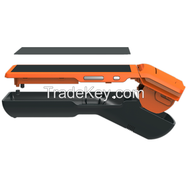 High Quality Retail android Pos System handheld pos with thermal printer barcode scanner wireless