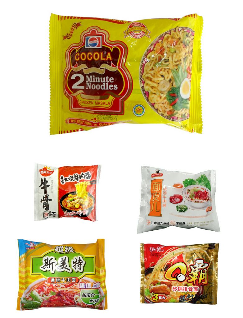 Instant Noodles Automatic Packing Machine with Auto Feeder