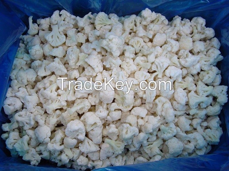  frozen vegetables IQF cauliflower 30-50 mm 