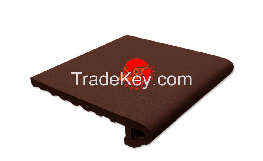 Gom Dat Viet Terracotta Tile, Non-Slip Ourdoor Tiles for Decor Stair, Stepnose Ceramic Materials