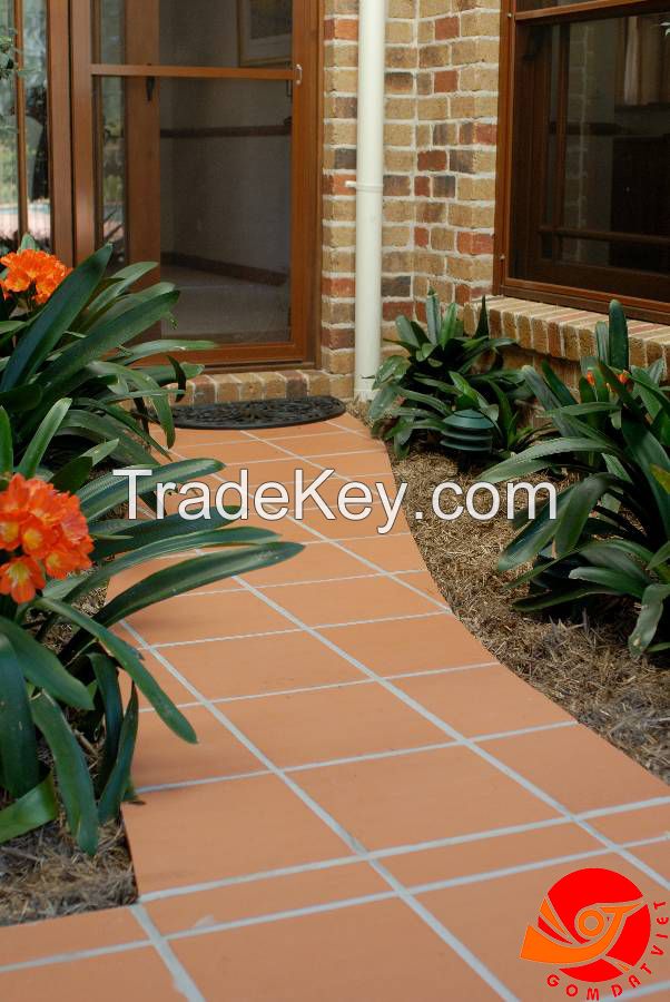 High Quality Red Floor Tile Unglazed Clay Tiles Vietnam Terracotta Tile 300x300mm