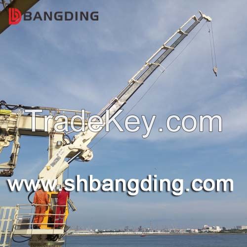 Hydraulic Knuckle Telescopic Boom Marine deck Crane