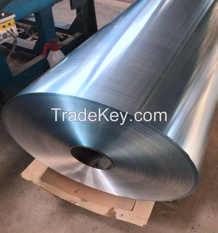 Industrial coated/embossed aluminum foil roll for PUR /PIR Insulation panel