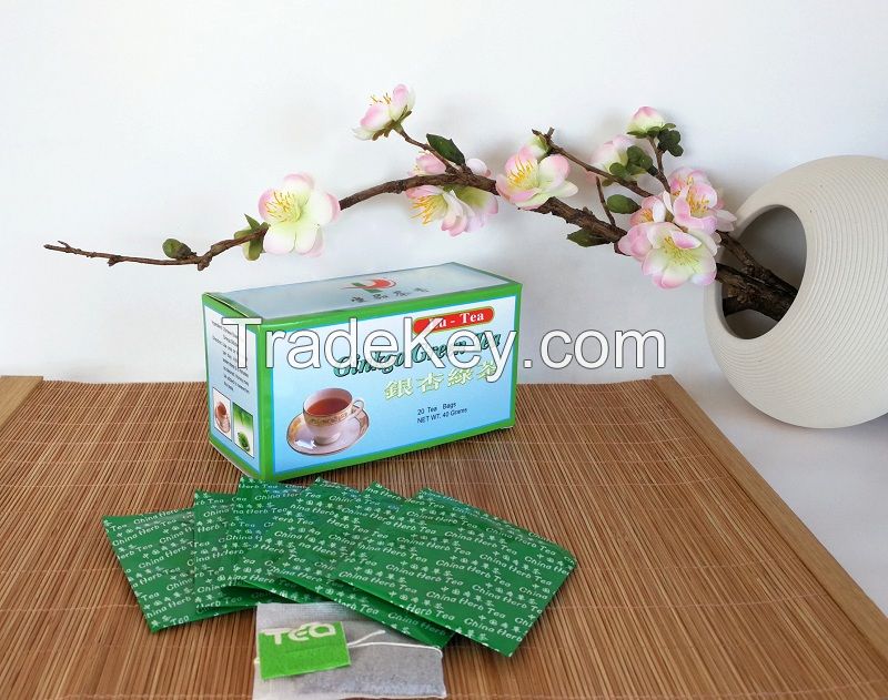 Chinese Herbal Gingko Green Tea bag