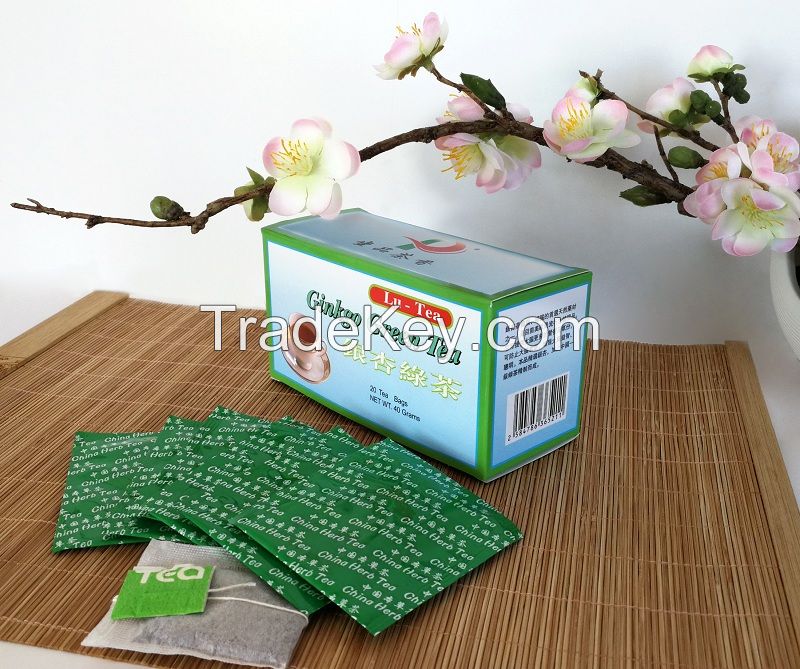 Chinese Herbal Gingko Green Tea bag