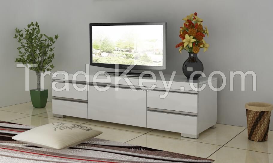 glossy tv stand 