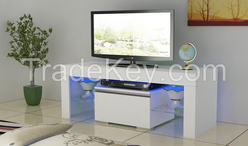 glossy tv stand 