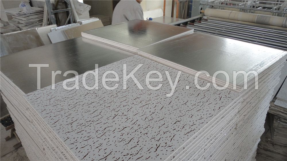 PVC Laminated gypsum ceiling tile