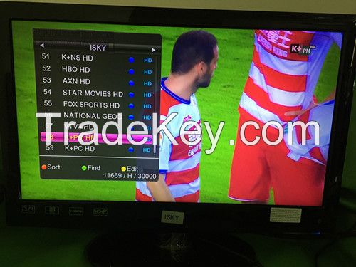 Vietnam DVB, isky HD receiver with IKS for watching K+ and VTC HD on  132Evinasat 