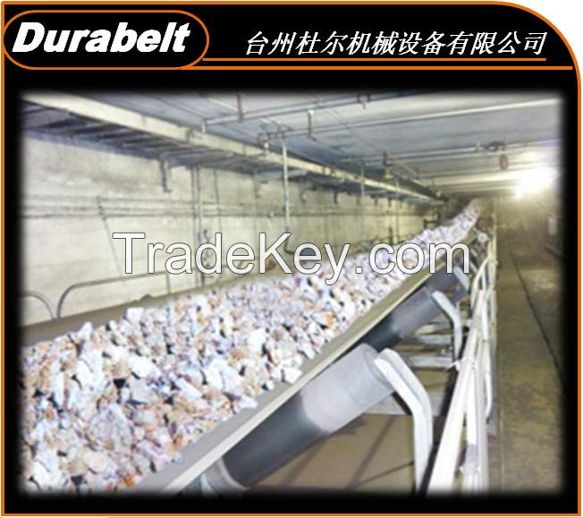 Buring through resistant conveyor belt