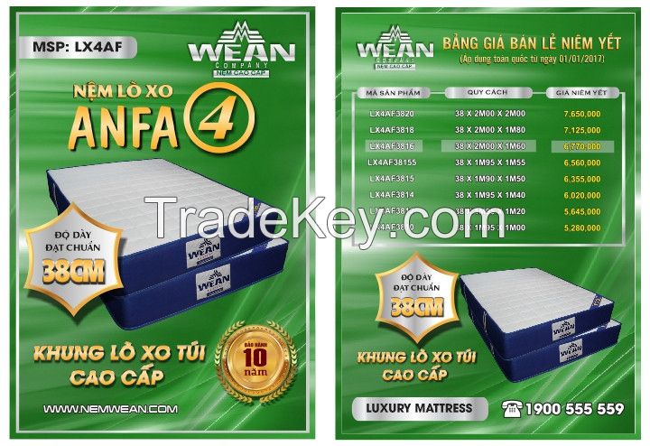 POCKET SPRING MATTRESS ANFA 4