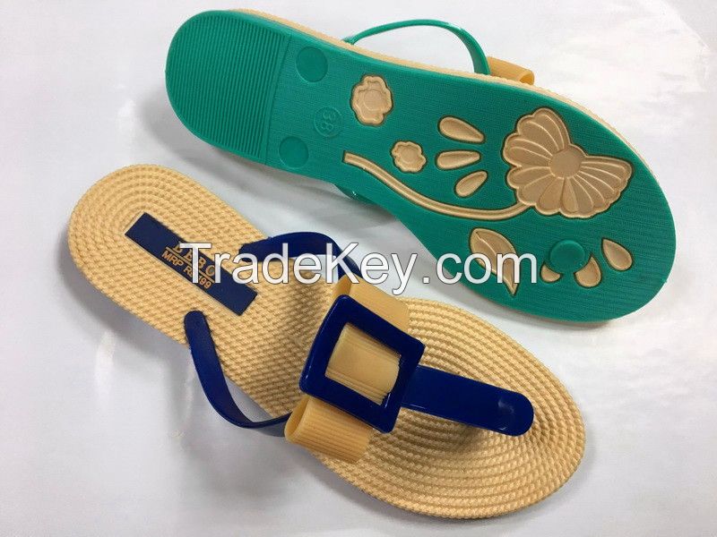 new design ladies PCU slippers special outsoles