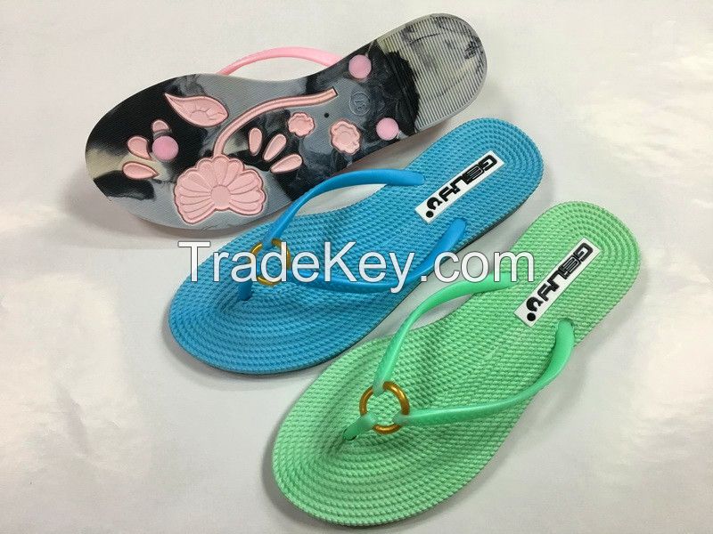 new design ladies PCU slippers