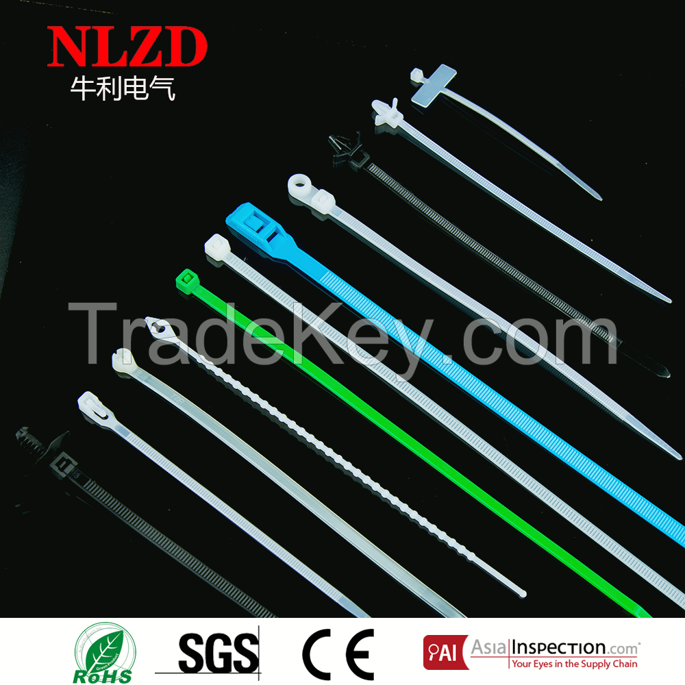 Self locking nylon cable tie,zip tie,tie wraps with UL CE ROHS Certificates