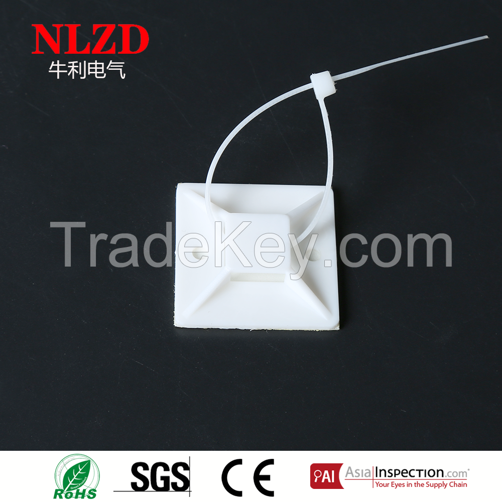 Self-adhesive Cable Tie Mount Support Free Samples