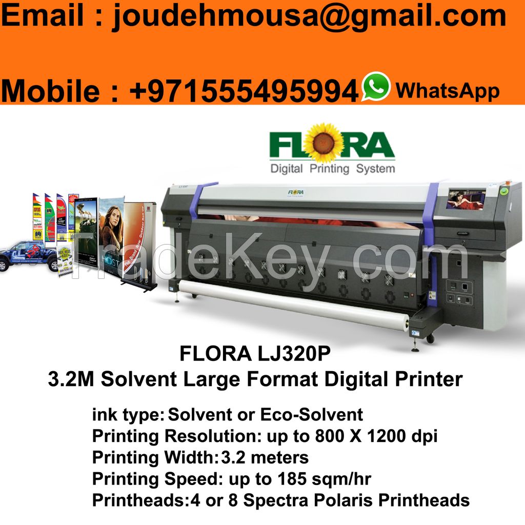 3.2M Larger Format Solvent Printer - Dubai