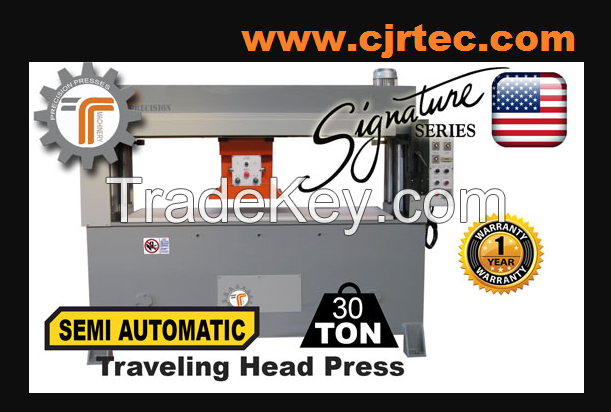 30 Ton Semi Automatic Traveling Head Press