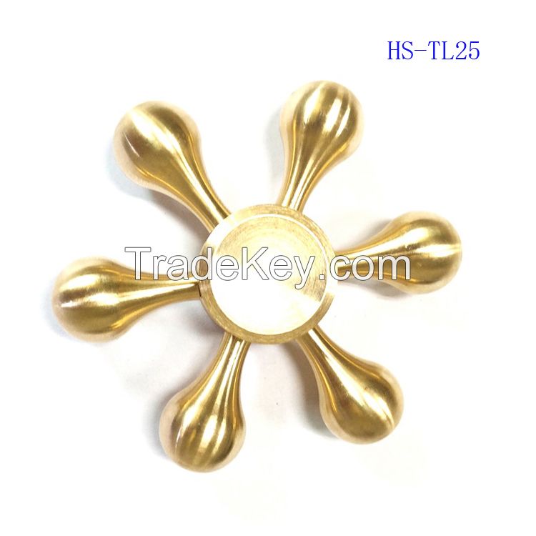 Alloy Hand Spinner EDC Fidget toy Stress Reducer High Speed Anti-Anxiety Finger Tri-Spinner Relief Toys for Focus
