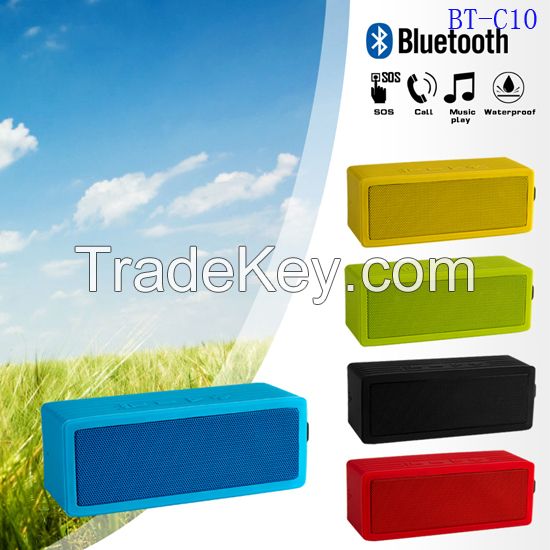 2017 Newest Mini Outdoor Portable Stereo Music Wireless Waterproof Bluetooth Speaker