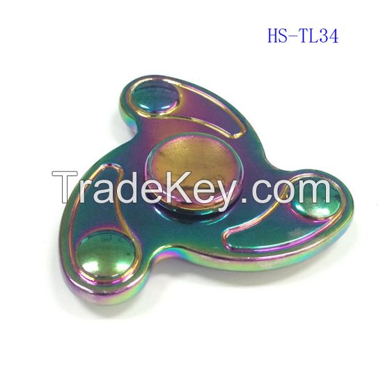 high quality HandSpinner Fingertips Spiral Fingers Fidget Spinner EDC Hand Spinner Metal Fidgets Toys Gyro Toys