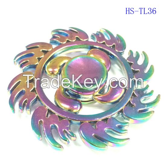 high quality HandSpinner Fingertips Spiral Fingers Fidget Spinner EDC Hand Spinner Metal Fidgets Toys Gyro Toys