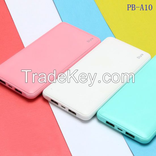 Wholesale Universal mobile Portable Super Slim Power Bank