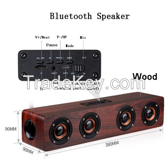 2.1 channel bluetooth speaker soundbar for home theater