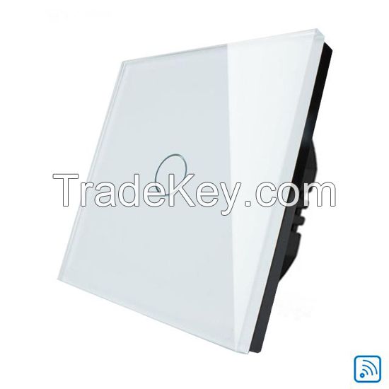 universal application wireless smart touch screen lamp control switch with remote control