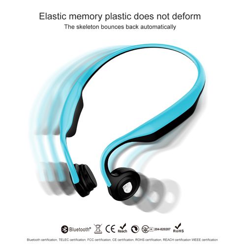 Air Open-Ear Wireless Bone Conduction Headphones with Brilliant Reflective Strips