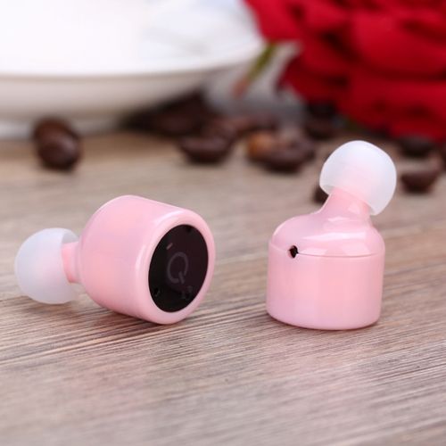 Wireless Earbuds, Cshidworld Bluetooth 5.0 Headphones Noise Cancelling Mini Headset  Invisible Sports in Ear Earphones with Built-in Mic