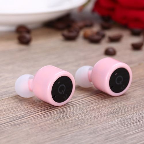 Wireless Earbuds, Cshidworld Bluetooth 5.0 Headphones Noise Cancelling Mini Headset  Invisible Sports in Ear Earphones with Built-in Mic