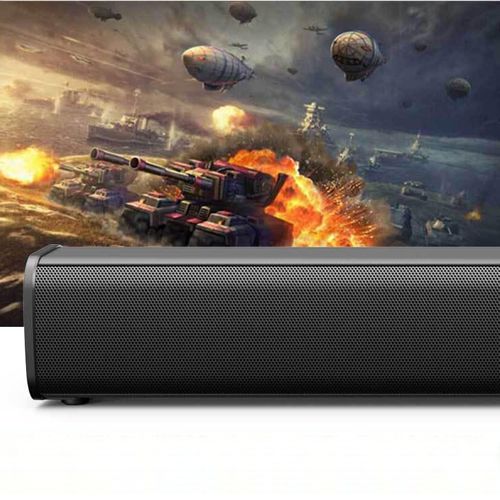 Sound Bar for TV,20W Wireless Bluetooth Computer Speaker Soundbar, Bluetooth Home Theater TV Speaker, AwesomeWare Surround Sound Bar for TV, PC, Cellphone, Tablets Projector and Wireless Devices