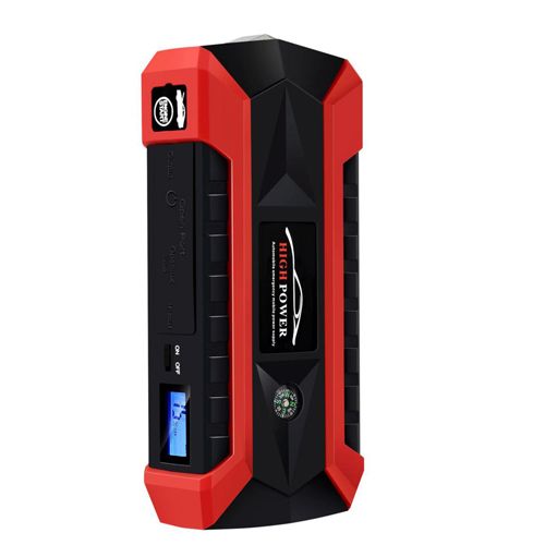 Car Jump Starter,Multi-function Emergency 12V Battery Power Auto Start Power LED Power Bank USB Charger for Cellphone Tablet Laptop