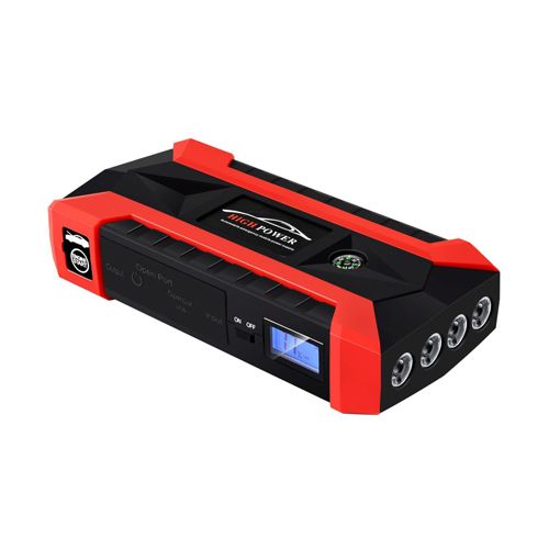 Car Jump Starter,Multi-function Emergency 12V Battery Power Auto Start Power LED Power Bank USB Charger for Cellphone Tablet Laptop