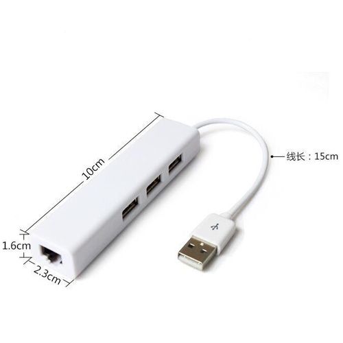 USB Port Hub with RJ45 LAN Adapter Laptop Ethernet Dock Network Extender for MacBook Air Pro/Surface Book/Dell XPS/Asus / Lenovo/HP