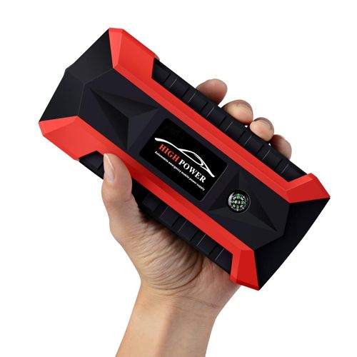 Car Jump Starter,Multi-function Emergency 12V Battery Power Auto Start Power LED Power Bank USB Charger for Cellphone Tablet Laptop