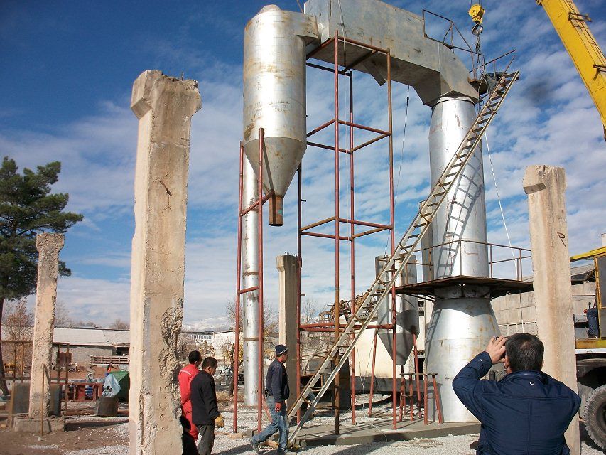 Capacity 1.2 tph Perlite Expansion Plant Using NG,LPG from China