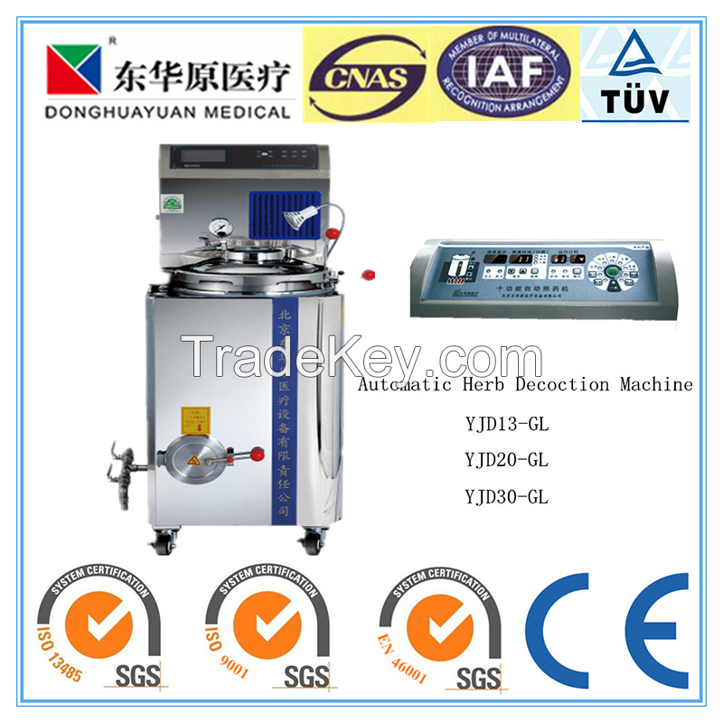 Automatic herb decoction machine with Ten-function YJD13-GL