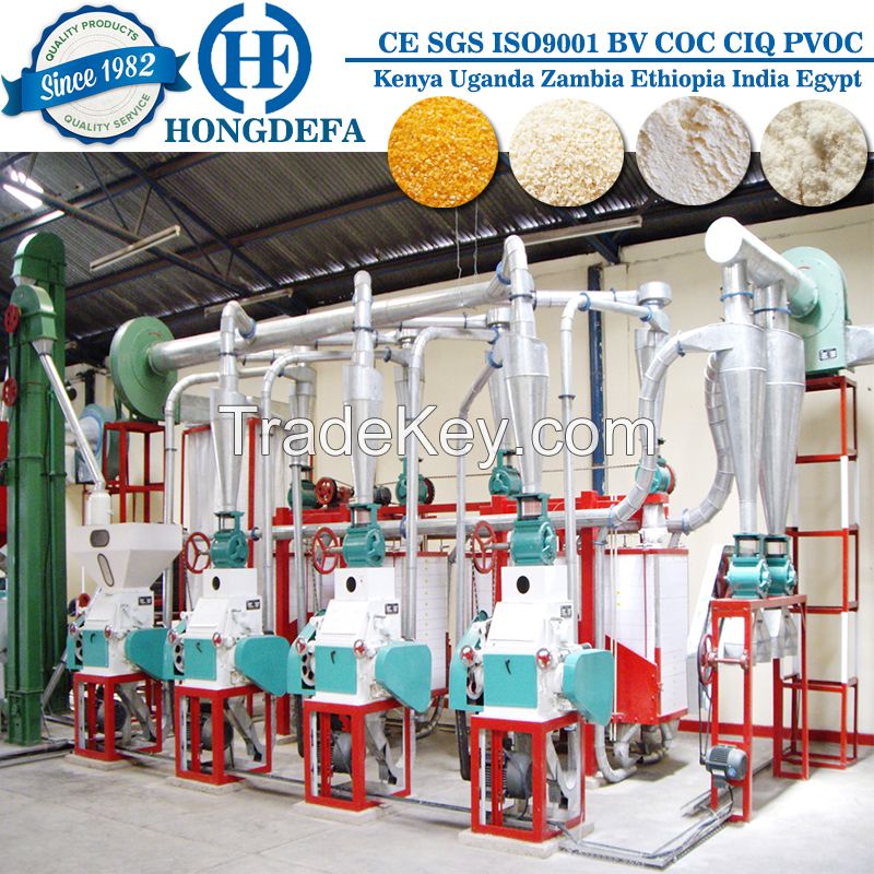 complete line maize flour mill machine for Africa