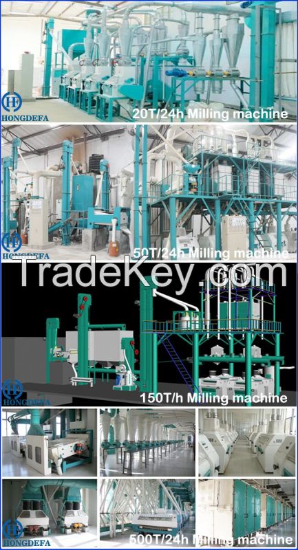 Africa maize mill flour processing machine manufacturer