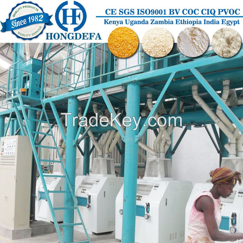 China gold supplier for maize mill posho meal machine
