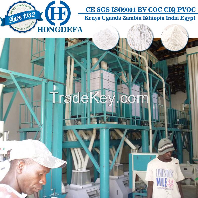 Best quality flour Mill Factory Use Wheat/maize meal making machine