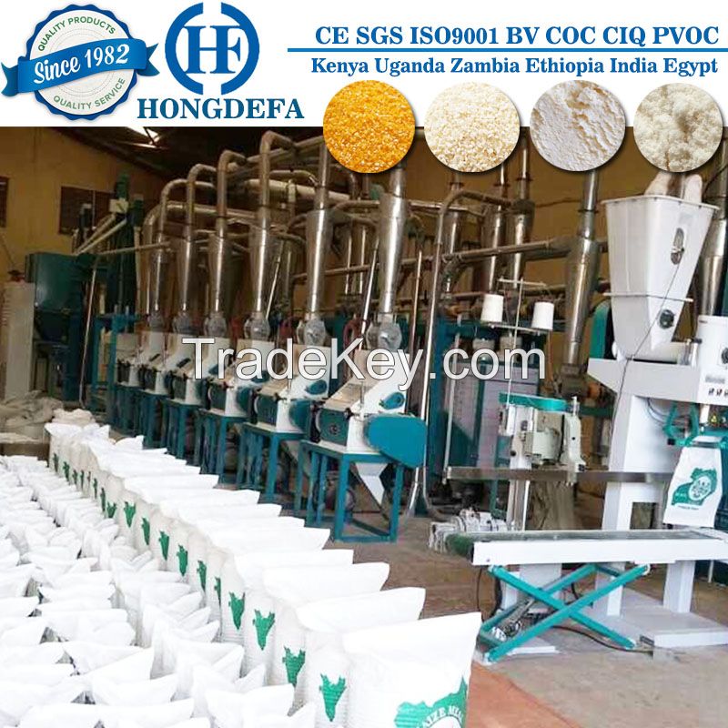 5-500 T/D Corn Mill Production Line Corn Milling