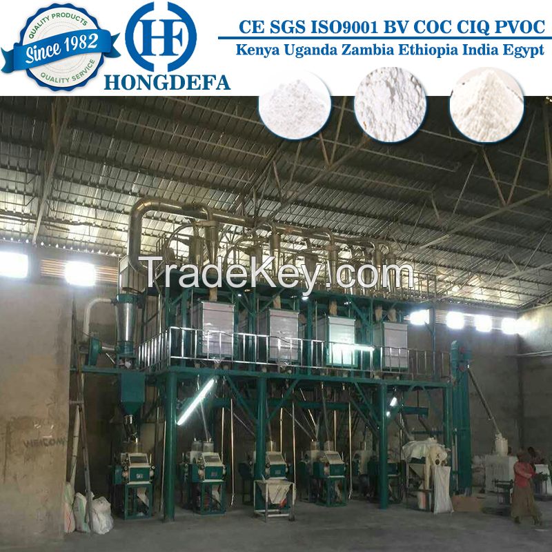 5-500t/24h wheat flour mill machine with best grinding plant prices