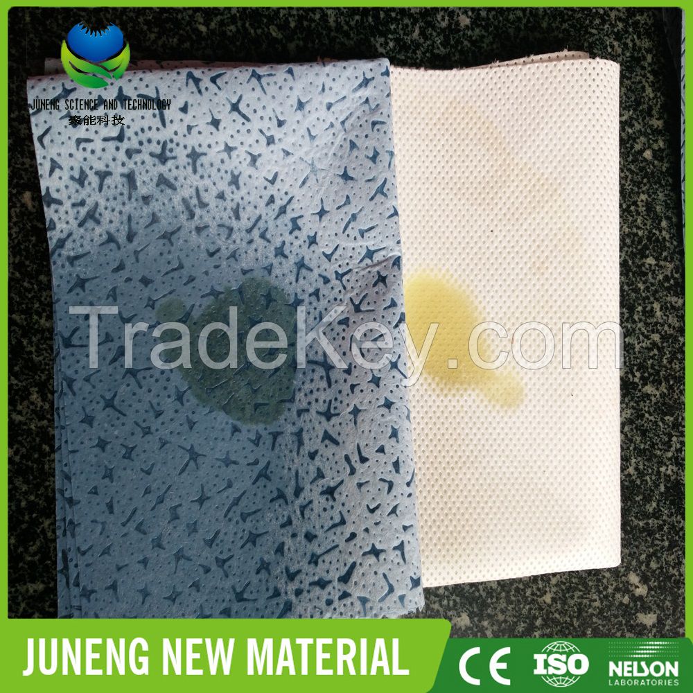 Famous Fatory 100 PP nonwoven febric fiber cleaning cloth for heavy duty wipes   