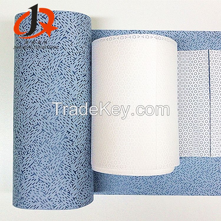 Eco-friendly lint-free handy wipes chemical bonded non woven fabric cleaning cloth
